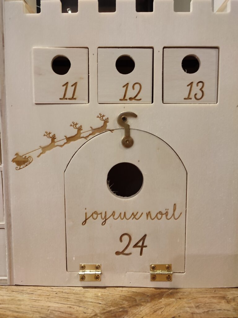 Calendrier de l'avent château