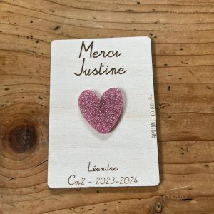 carte pin's coeur